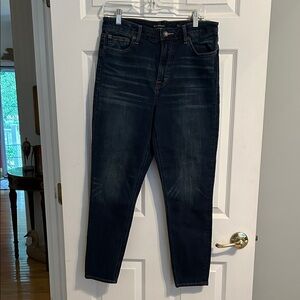 Lucky Brand High Rise Bridgette Cropped Skinny Indigo Denim Jeans